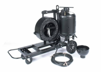 Porta carrete de alambre y deposito de fundente